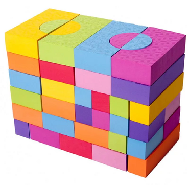 Конструктор мягкий 56 блоков - «globural.ru» - Чайковский