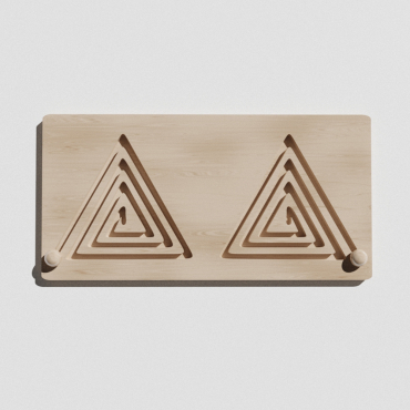 Такт-панель "Треугольный лабиринт №14" - «globural.ru» - Чайковский