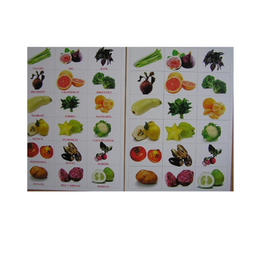 Английское лото "Фрукты-Овощи" - «globural.ru» - Чайковский