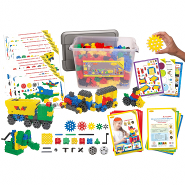 Конструктор STEM «Комбинированный» 480 деталей - «globural.ru» - Чайковский