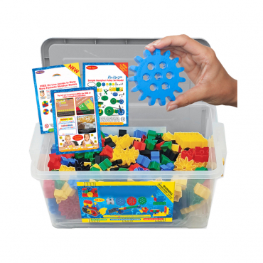 Конструктор "Шестеренки, шкивы" 400 деталей - «globural.ru» - Чайковский