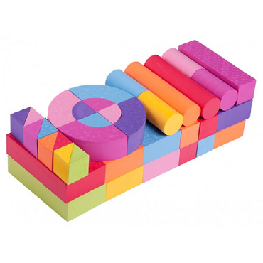 Конструктор мягкий 50 блоков (вариант 1) - «globural.ru» - Чайковский