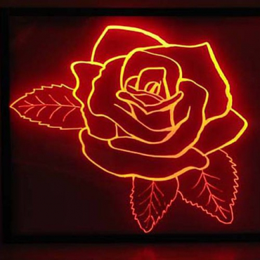 Светодиодная LED доска 60х80 см + пачка маркеров - «globural.ru» - Чайковский