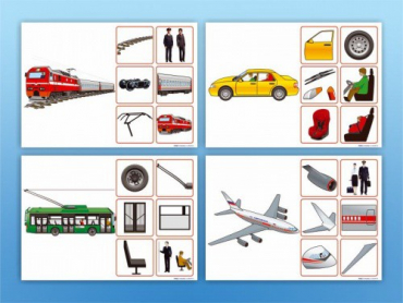 Комплект сенсомоторных дидактических материалов "Авто-1.01" - «globural.ru» - Чайковский