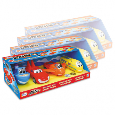 Магнитный конструктор Транспорт "Смешай и собери". Малыш. Комплект на группу 3-5 лет. - «globural.ru» - Чайковский