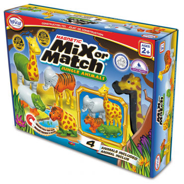 Магнитный конструктор "Смешай и собери". Животные. Стартовый набор - «globural.ru» - Чайковский