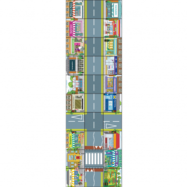 Тематическое поле-маршрутизатор «Улица» для мини-робота Bee-Bot - «globural.ru» - Чайковский