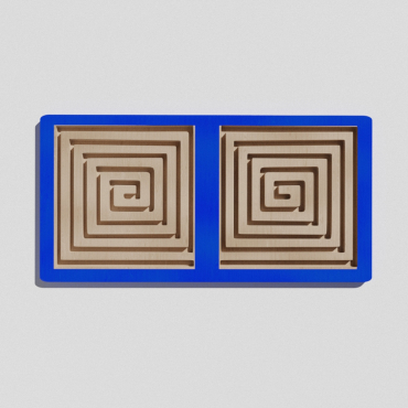 Такт-панель "Синий лабиринт №4" - «globural.ru» - Чайковский