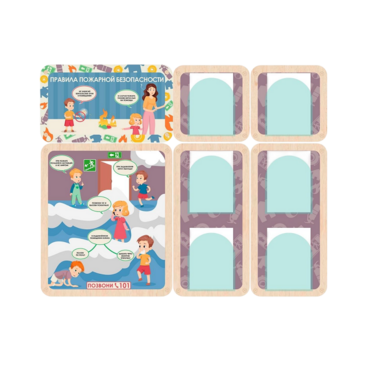 Информационный стенд «Правила пожарной безопасности» 137.5 х 111 см - «globural.ru» - Чайковский