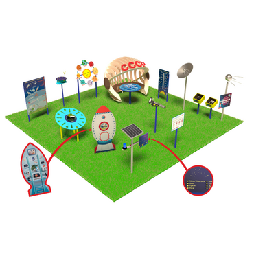 Космическая площадка (комплект Про без ограждения) - «globural.ru» - Чайковский