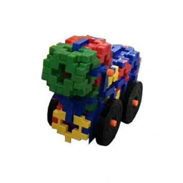 Набор для конструирования «Строительные интерактивные блоки стандарт» Комплект №3 "Машинка с колесами" - «globural.ru» - Чайковский
