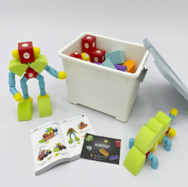 Мягкий магнитный конструктор «МАККИ 120» - «globural.ru» - Чайковский