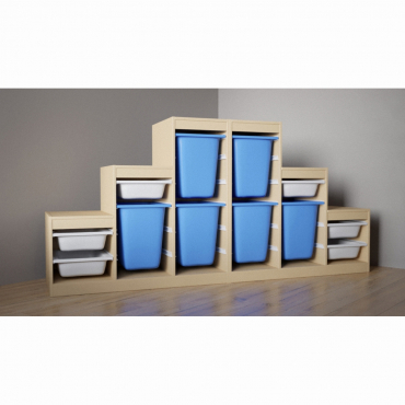 Стеллаж «Голубые облака» - «globural.ru» - Чайковский