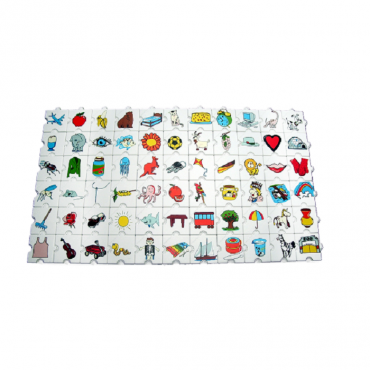 Образовательный конструктор "Мои первые слова" 66 деталей - «globural.ru» - Чайковский