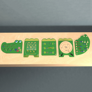 Бизиборд "Крокодил Гена" - «globural.ru» - Чайковский