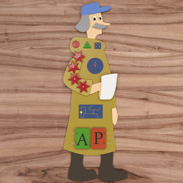 Бизиборд "Почтальон Печкин" - «globural.ru» - Чайковский