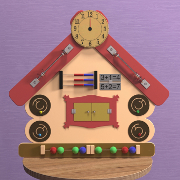 Бизиборд "Теремок" - «globural.ru» - Чайковский