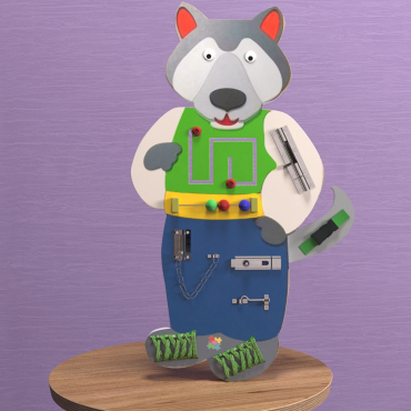 Бизиборд «Волчок-серый бочок» - «globural.ru» - Чайковский