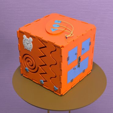 Бизикуб "Розовая мечта" - «globural.ru» - Чайковский