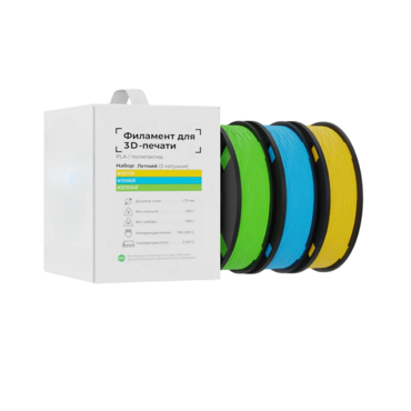 Набор Филамента для 3D-Печати "Летний" - «globural.ru» - Чайковский
