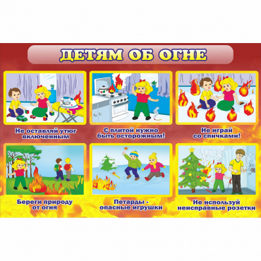 Стенд "Детям об огне" - «globural.ru» - Чайковский