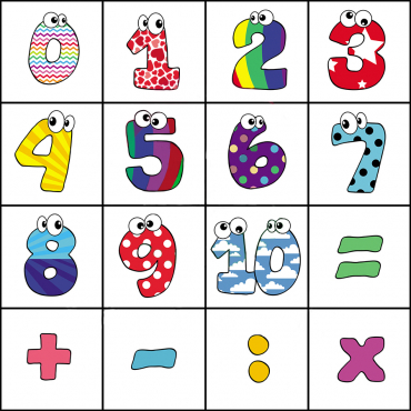 Тематическое поле-маршрутизатор «Цифры» для мини-робота Bee-Bot - «globural.ru» - Чайковский