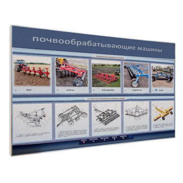 Электрифицированный светодинамический стенд «Почвообрабатывающие машины» - «globural.ru» - Чайковский