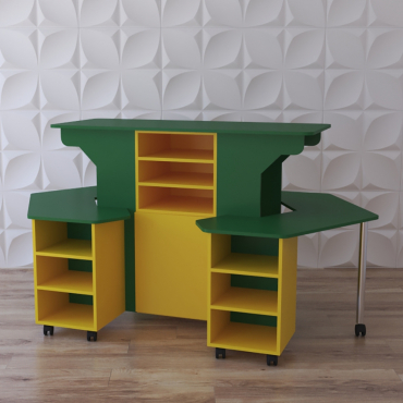 Модульный стеллаж "Весёлые занятия" - «globural.ru» - Чайковский