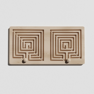 Такт-панель "Деревянный лабиринт №10" - «globural.ru» - Чайковский