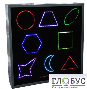 Интерактивная панель "Цветные фигуры-8" (вариант 3) - «globural.ru» - Чайковский