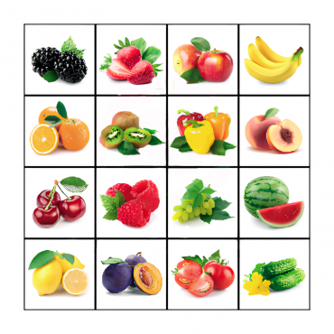 Тематическое поле-маршрутизатор «Фрукты и овощи» для мини-робота - «globural.ru» - Чайковский