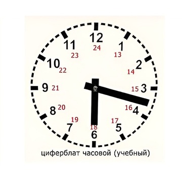 Часовой циферблат раздаточный - «globural.ru» - Чайковский