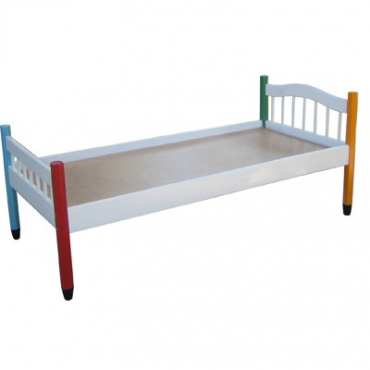 Кровать детская "Карандаш" 1400х600х600 ЛДСП настил ДВП  - «globural.ru» - Чайковский