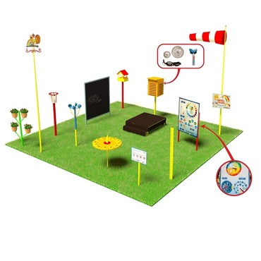 Метеорологическая площадка серия металлическая (комплект Стандарт без ограждения )    - «globural.ru» - Чайковский