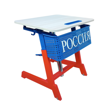 Стол ученический одноместный "Патриот-1п" на газовом лифте (р.гр. № 3-7 и наклоном столешницы ) - «globural.ru» - Чайковский
