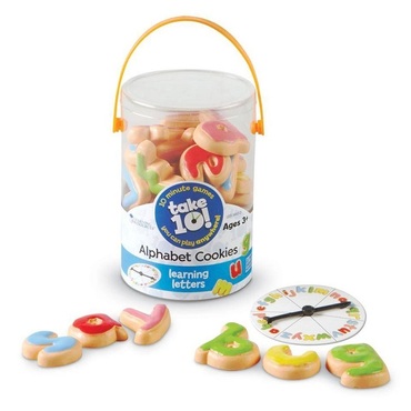 Англоязычное пособие "Собери 10! Печеньки Алфавит" - «globural.ru» - Чайковский