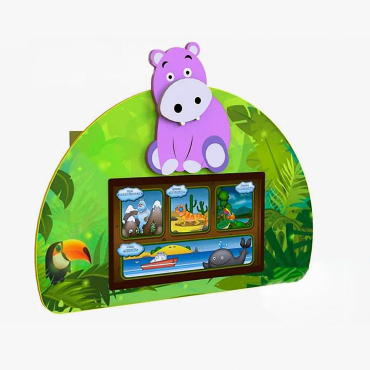 Сенсорный настенный коррекционно-развивающий комплекс "Бегемотик" - «globural.ru» - Чайковский