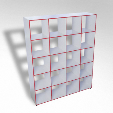 Шкаф открытый многосекционный ТР20 ЛДСП - «globural.ru» - Чайковский