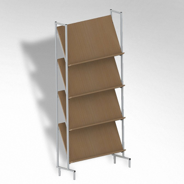 Стеллаж на металлокаркасе демонстрационный - «globural.ru» - Чайковский