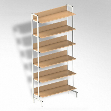  Стеллаж на металлокаркасе односторонний - «globural.ru» - Чайковский