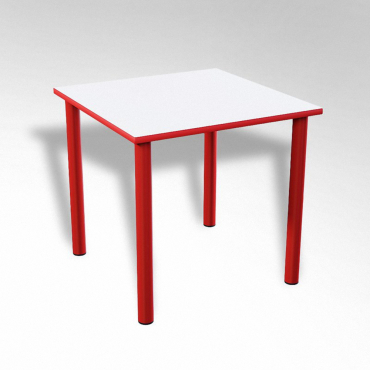 Стол квадратный ТР нерегулируемый на металлокаркасе  - «globural.ru» - Чайковский