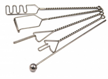 Комплект "Постановочные зонды на витых ручках с колечком (с металлическим шариком)" 5 штук - «globural.ru» - Чайковский